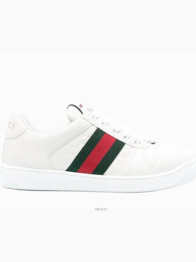 Screener Low Top Sneakers White - GUCCI - BALAAN 2