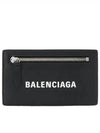 Logo Leather Card Wallet Black - BALENCIAGA - BALAAN 3