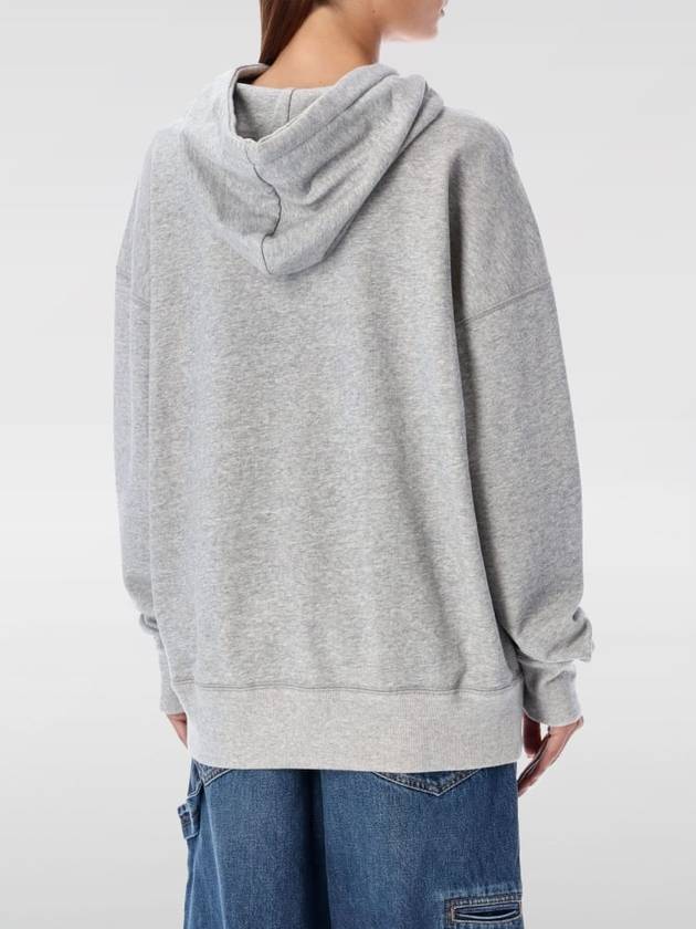 Mansel Logo Hoodie Faded Grey - ISABEL MARANT - BALAAN 3