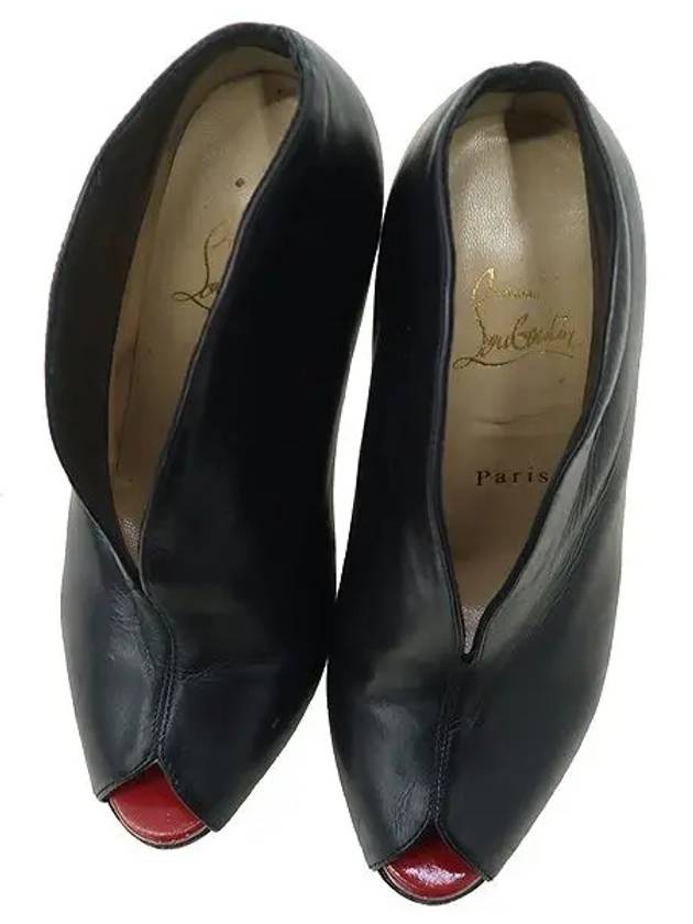 Black leather women s shoes - CHRISTIAN LOUBOUTIN - BALAAN 4