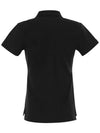 Women's Julie Embroidered Logo Short Sleeve Polo Shirt Black - POLO RALPH LAUREN - BALAAN 4