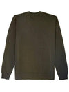 Men's Lens Wool Regular Fit Knit Top Khaki - CP COMPANY - BALAAN 5