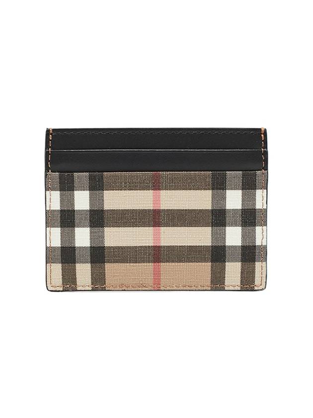 Vintage Check Canvas Card Wallet Archive Beige - BURBERRY - BALAAN.