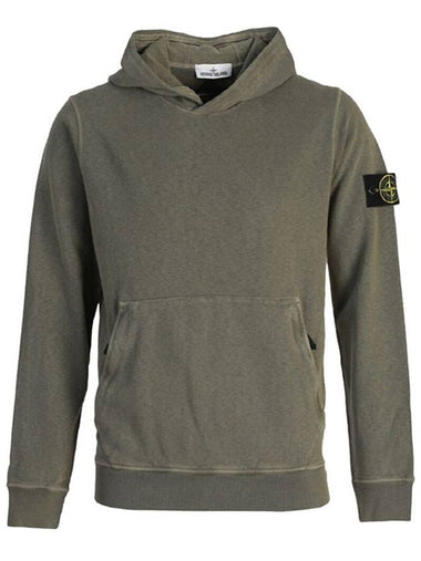 Wappen Patch Hoodie Green - STONE ISLAND - BALAAN 1