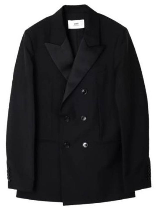 Coat Double-breasted smoking jacket - AMI - BALAAN 1