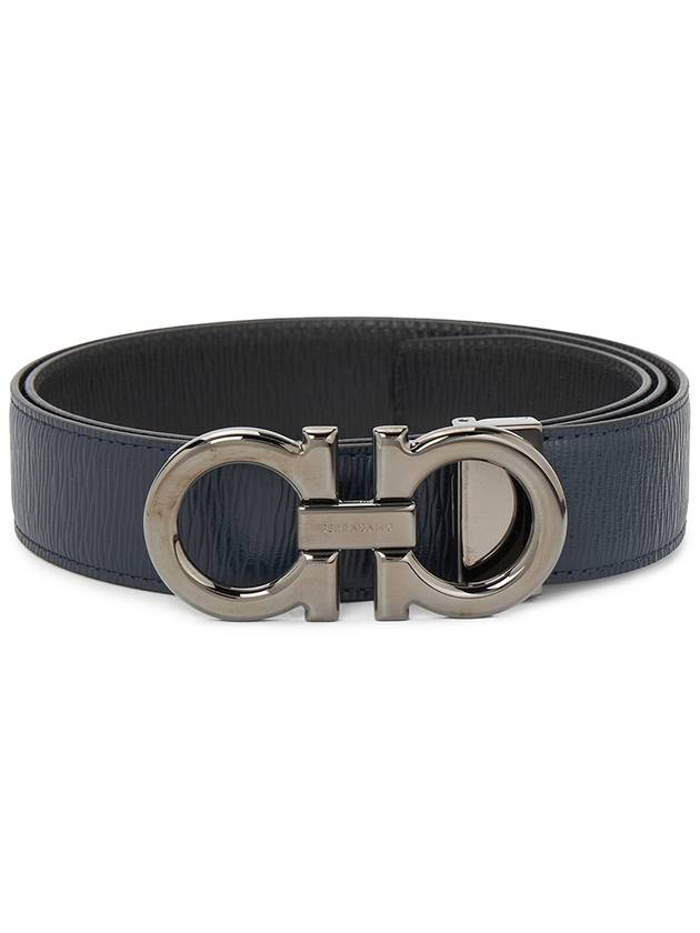 Ferragamo Gancini Men's Double-sided Belt 67 9710 051 0746507 Free Cutting - SALVATORE FERRAGAMO - BALAAN 1