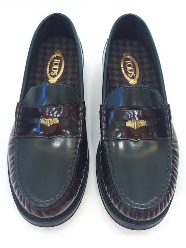 Penny Leather Loafers Burgundy - TOD'S - BALAAN 4