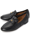 Ballet Double T Napa Leather Loafers Black - TORY BURCH - BALAAN 2