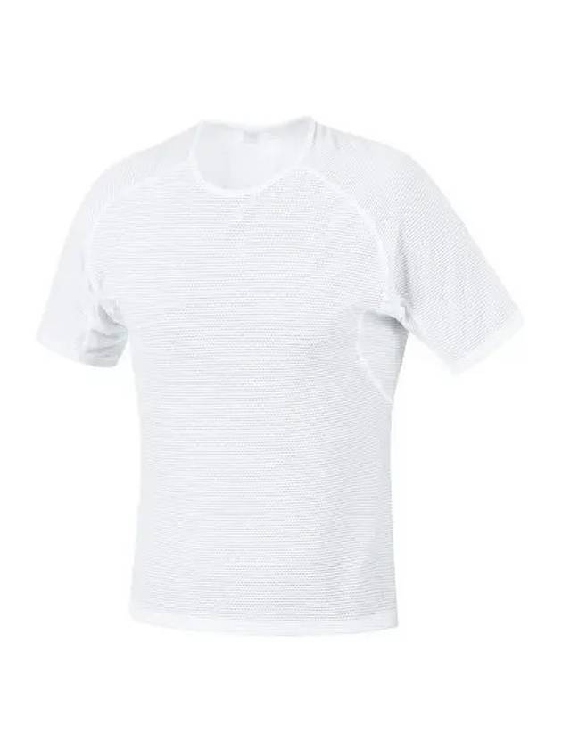 GOREWEAR M Base Layer Mesh T Shirt White Men s Short Sleeve - GOGORR - BALAAN 1