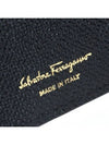 Gancini Compact Half Wallet Black - SALVATORE FERRAGAMO - BALAAN 8