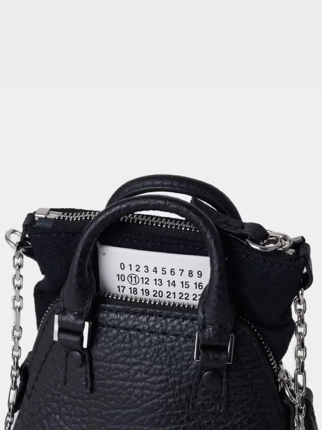 5AC Classic Baby Shoulder Bag Pale Black - MAISON MARGIELA - BALAAN 4