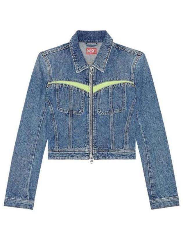 De-Simmy-Hs-S Denim Jacket Blue - DIESEL - BALAAN 2