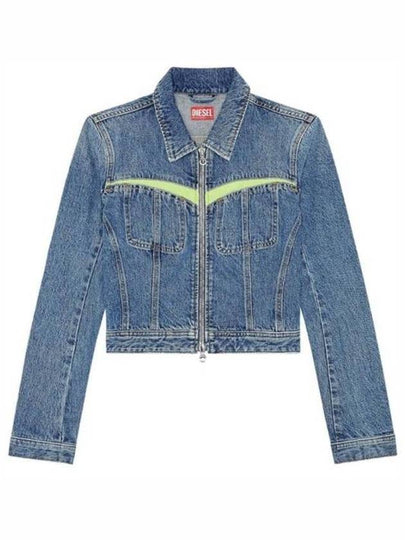 De-Simmy-Hs-S Denim Jacket Blue - DIESEL - BALAAN 2