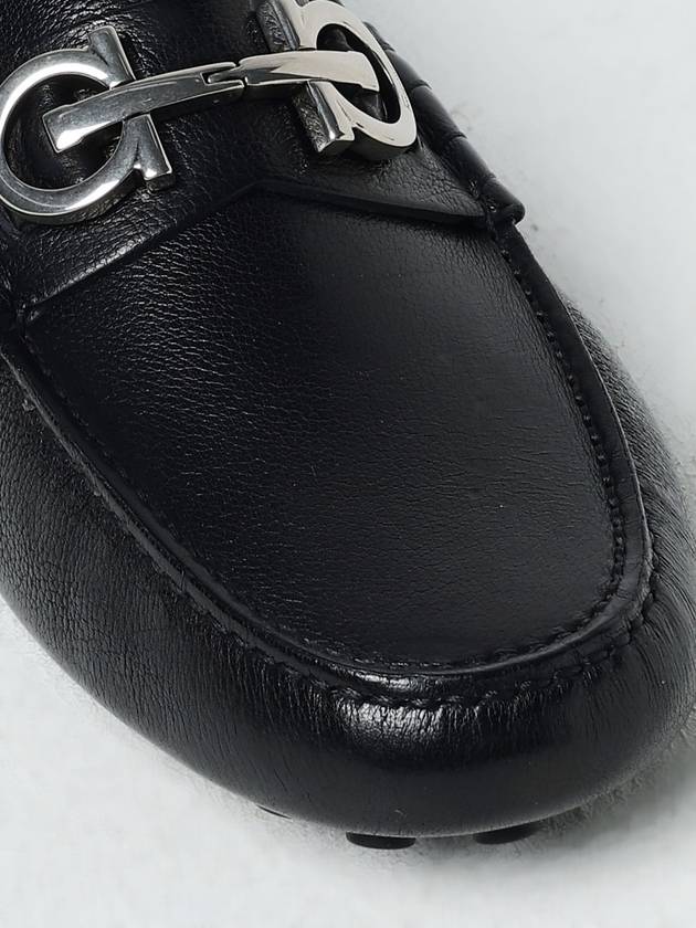 Gancini Ornament Driving Shoes Black - SALVATORE FERRAGAMO - BALAAN 5