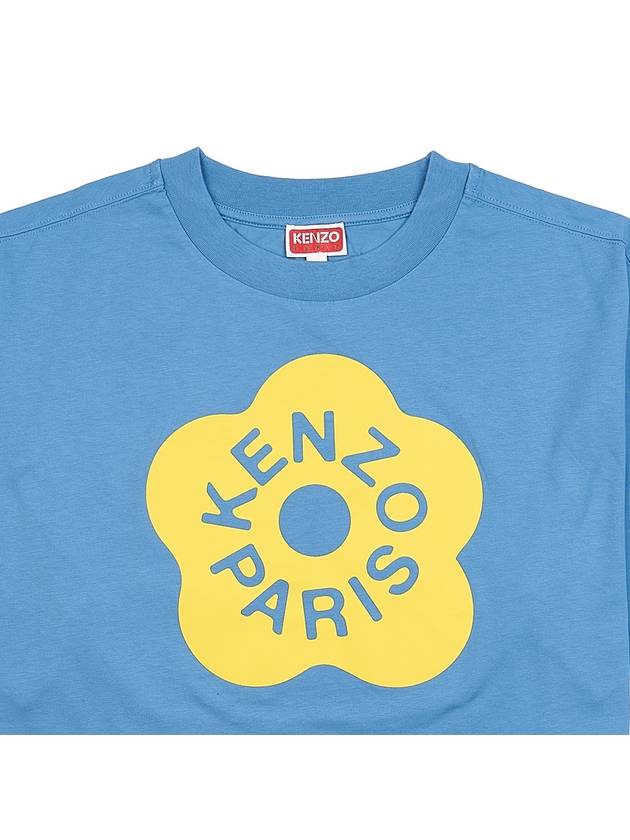 Boke Flower 2.0 Oversized Cotton Short Sleeve T-Shirt Blue - KENZO - BALAAN 4