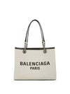 Duty Free Canvas Tote Bag White - BALENCIAGA - BALAAN 2