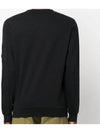 Lens Wappen Light Fleece Sweatshirt Black - CP COMPANY - BALAAN 5