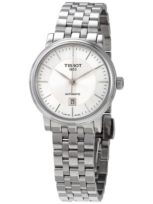 Tissot Carson Automatic Silver Dial Ladies Watch T122.207.11.031.00 - TISSOT - BALAAN 1