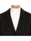 Wool Cashmere Tailored Single Coat Black - BURBERRY - BALAAN 7