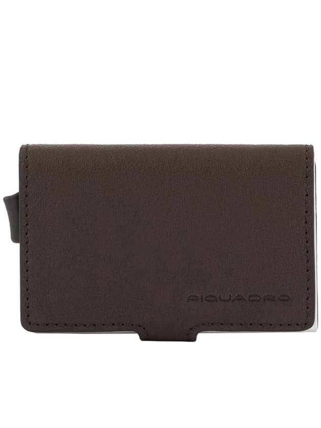 Piquadro Credit Card Holder In Mettalo Accessories - PIQUADRO - BALAAN 1