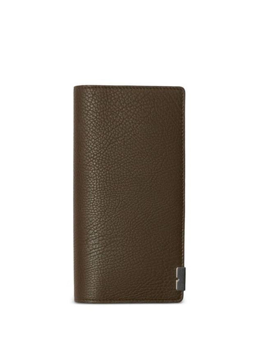 B-cut leather two-fold wallet 8083417 - BURBERRY - BALAAN 1