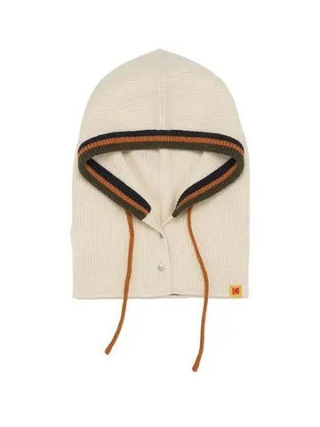 KODAK Logo Cashmere Balaclava IVORY - KODO - BALAAN 1