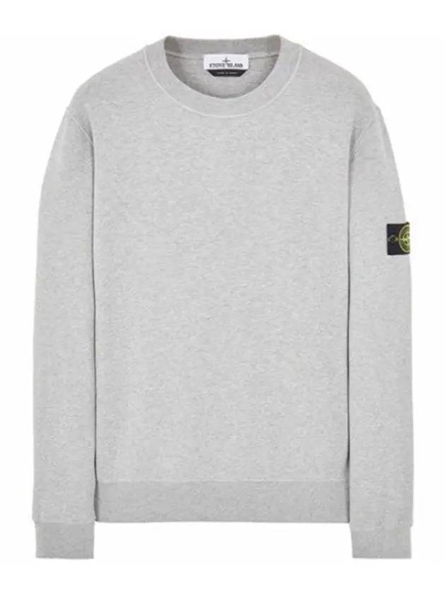 Wappen Patch Crew Neck Sweatshirt Grey - STONE ISLAND - BALAAN 2