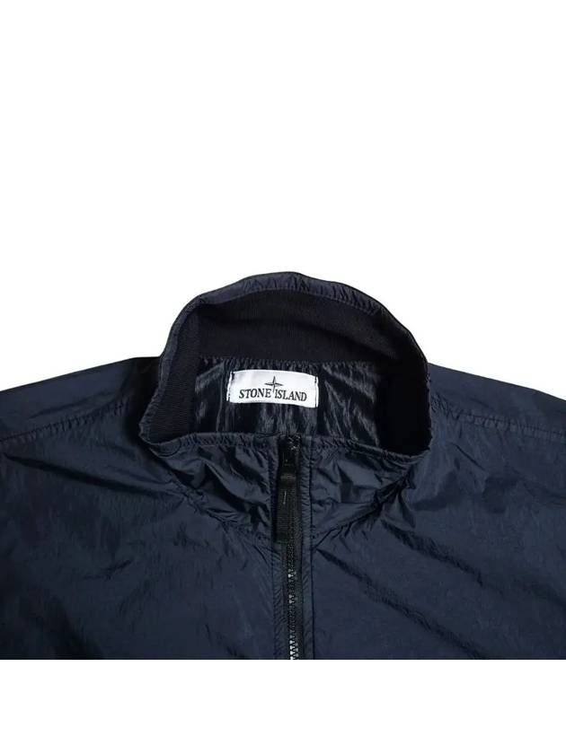 Crinkle Reps Wappen Bomber Jacket Navy - STONE ISLAND - BALAAN 3