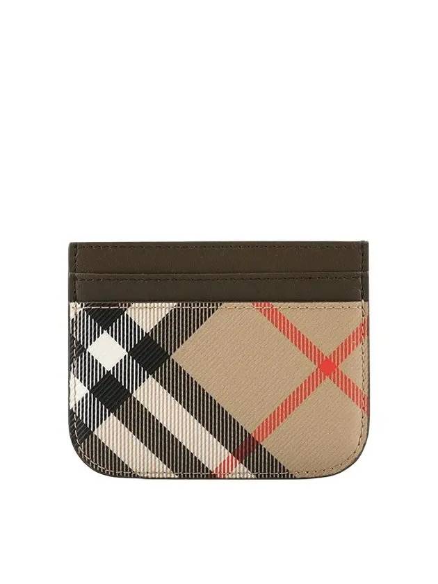 Check Card Wallet Beige - BURBERRY - BALAAN 2