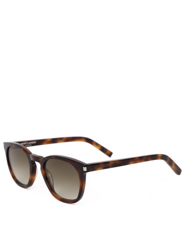 Eyewear Tortoiseshell Round Sunglasses Brown - SAINT LAURENT - BALAAN 2