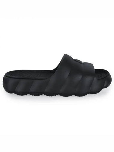 LILO Logo Patch Slippers Black 4C00010 M2559 999 1063177 - MONCLER - BALAAN 1