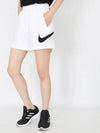 Women's Sportswear Essentials High Rise Woven Shorts White - NIKE - BALAAN 2