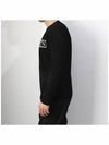 Men's VLTN Logo Intarsia Knit Top Black - VALENTINO - BALAAN 4