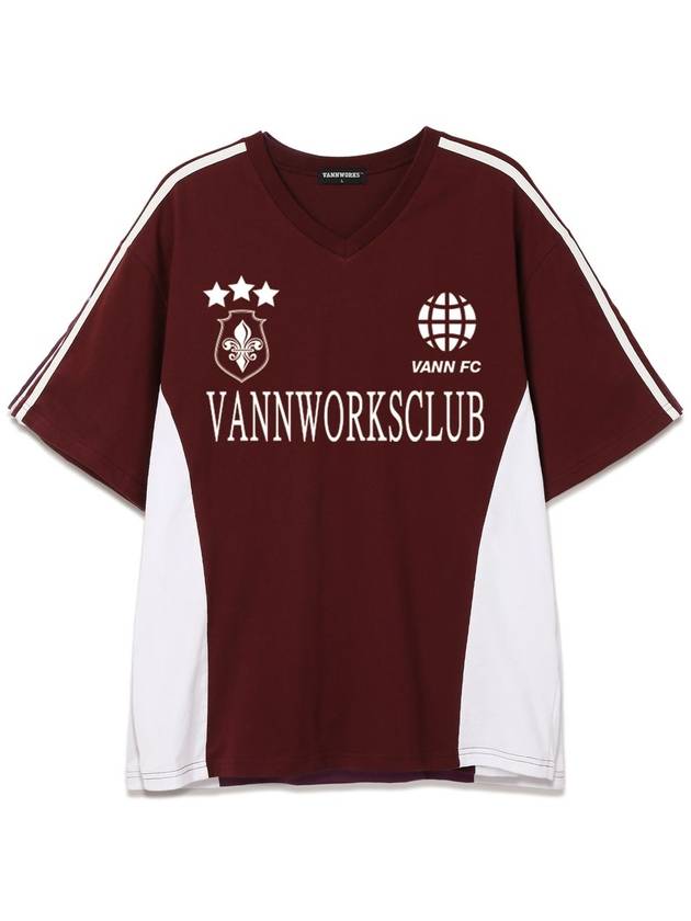 Sporty block core V-neck short sleeve t-shirt VS0033 - VANN WORKS - BALAAN 2