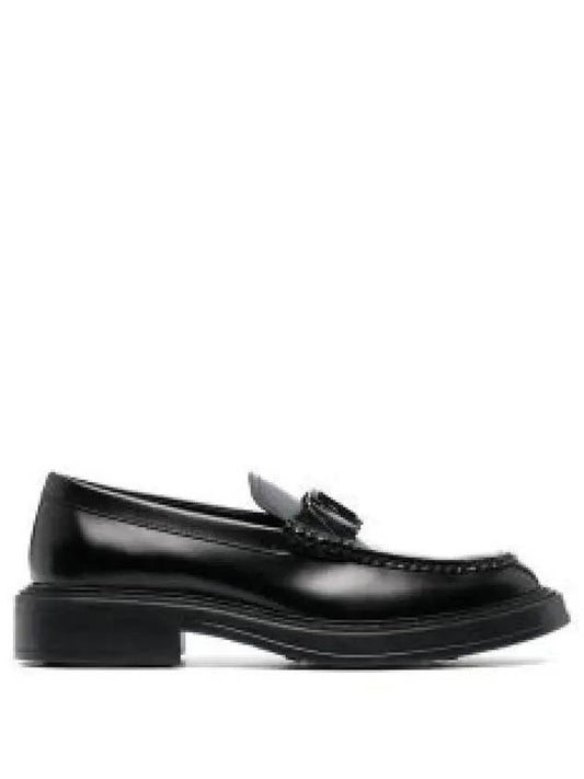 Logo Hardware Leather Loafers XXM61K0HP10LYG - TOD'S - BALAAN 2