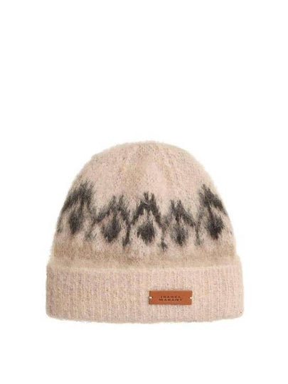 Darana Wool Blend Beanie Nude - ISABEL MARANT - BALAAN 2