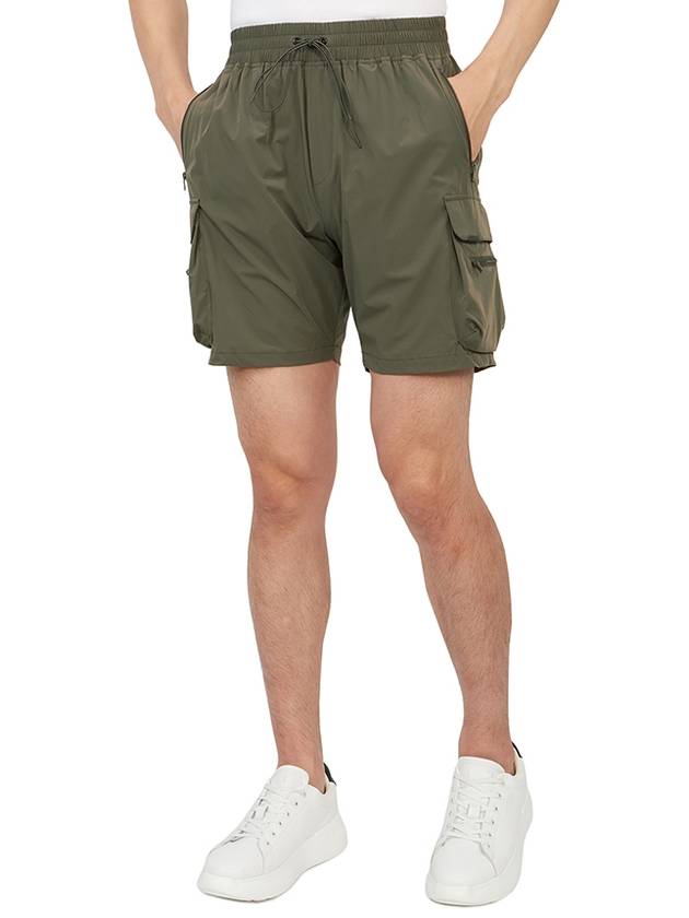 247 Shorts Olive - REPRESENT - BALAAN 6