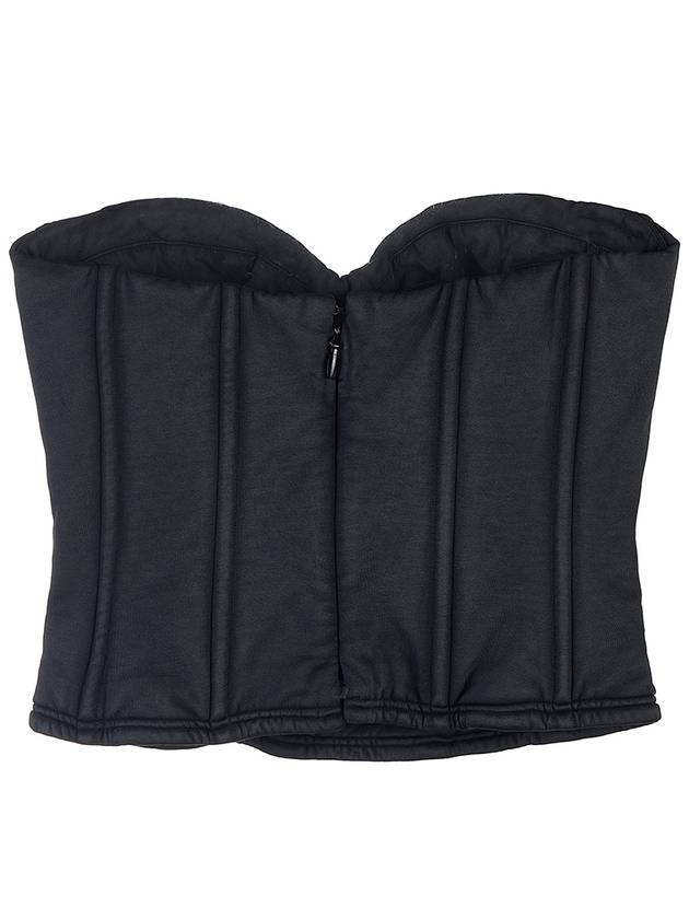 Women's Bustier Evening Top Black - BALENCIAGA - BALAAN.