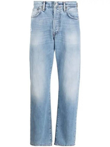 Regular Fit Cotton Jeans Light Blue - ACNE STUDIOS - BALAAN 1