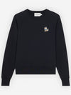 Women's Dressed Fox Patch Adjusted Sweatshirt Black - MAISON KITSUNE - BALAAN 2