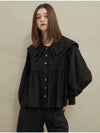 Sailor double collar blouse Black - MANAVIS7 - BALAAN 3