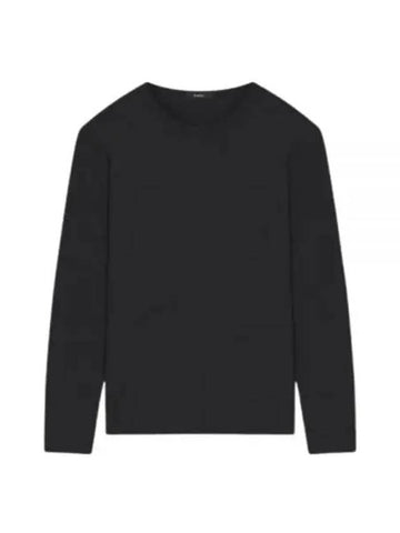 Essential Long Sleeve Tee in ANEMO Modal Jersey N0799522 001 - THEORY - BALAAN 1