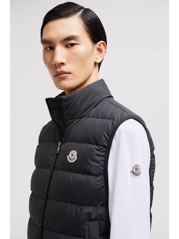 Contrin Down Vest Black - MONCLER - BALAAN 3