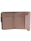 Saffiano Tri-Fold Half Wallet Pink - MARNI - BALAAN 11