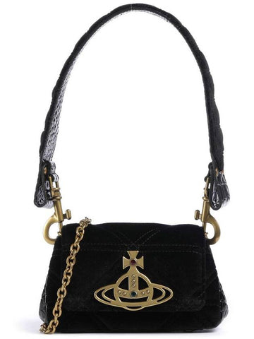 Hazel Small Shoulder Bag Black - VIVIENNE WESTWOOD - BALAAN 1