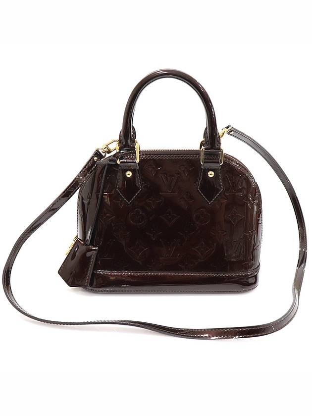 M91678 Monogram Vernis Amarante Alma BB 2WAY - LOUIS VUITTON - BALAAN 1