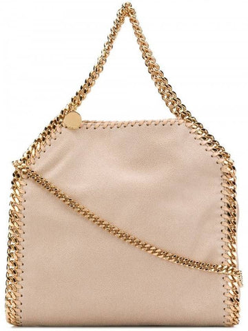 gold Falabella mini tote bag butter cream - STELLA MCCARTNEY - BALAAN 1