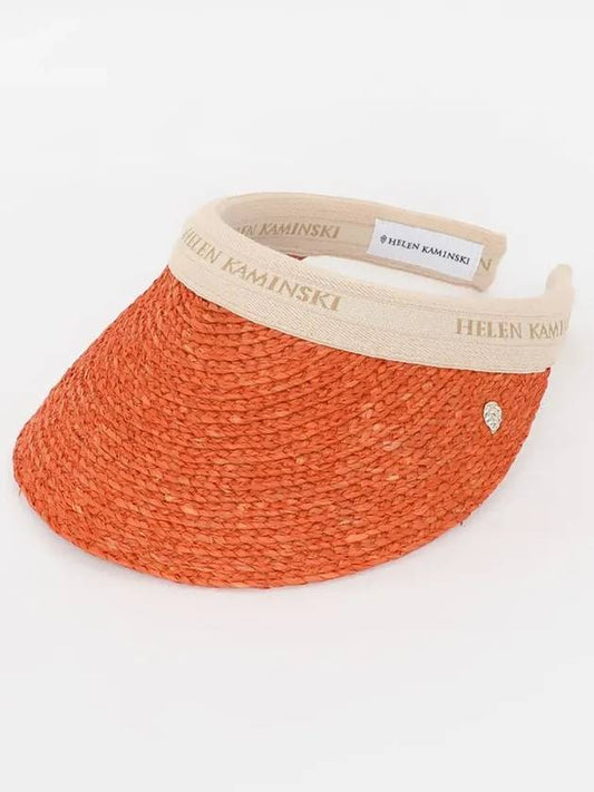 24SS HAT50265 SUNSET NATURAL LOGO sun cap - HELEN KAMINSKI - BALAAN 2