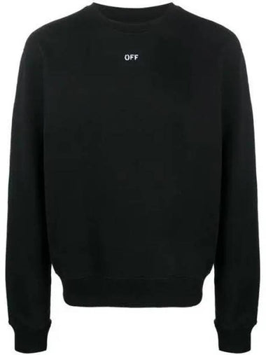 Omba025E Stencil Logo Sweatshirt OMBA025E20FLE003 270465 1008580 - OFF WHITE - BALAAN 1