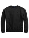 Embroidered Logo Pony Sweatshirt Black - POLO RALPH LAUREN - BALAAN 2